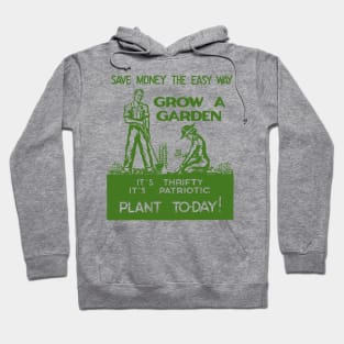 Vintage Patriotic Gardening Shirt Grow A Garden World War 2 Hoodie